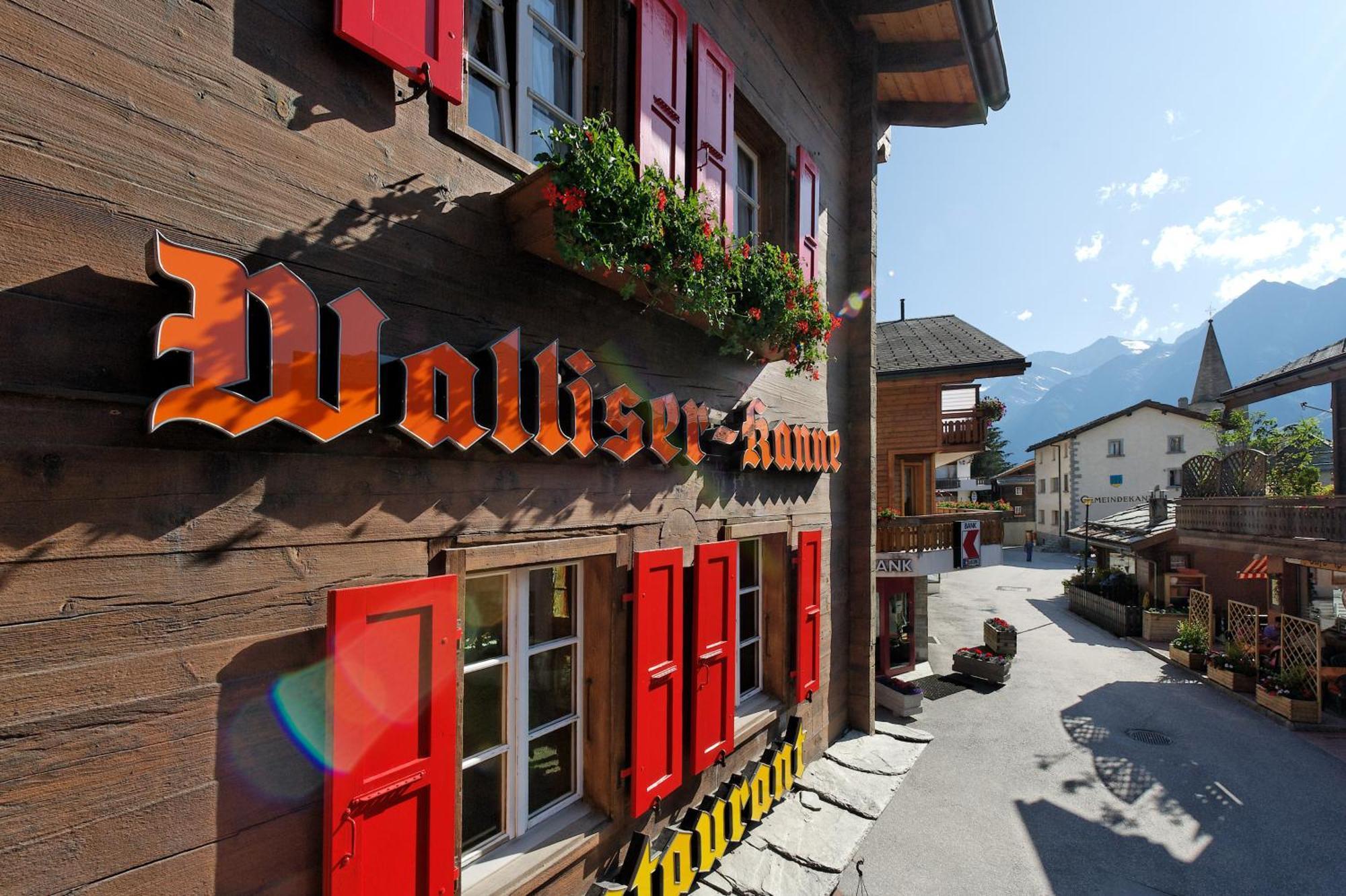Hotel Walliserkanne Grächen Kültér fotó